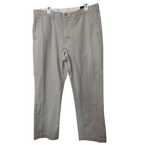 Polo Ralph Lauren Chino Cotton Twill Pants Mens 38/30 Khaki Beige Straight